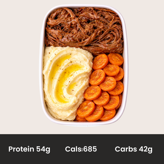 Smokey BBQ Brisket with Mash & Carrot